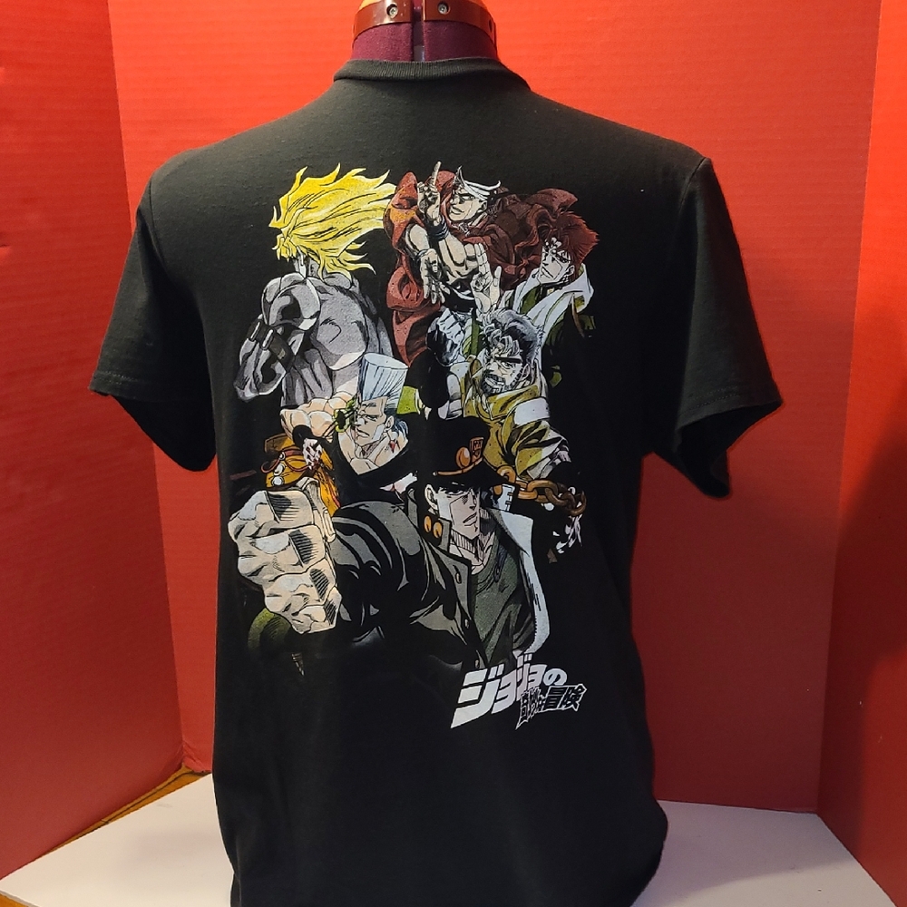 JoJo's Bizarre Adventure Group Characters T-Shirt Anime The Animation